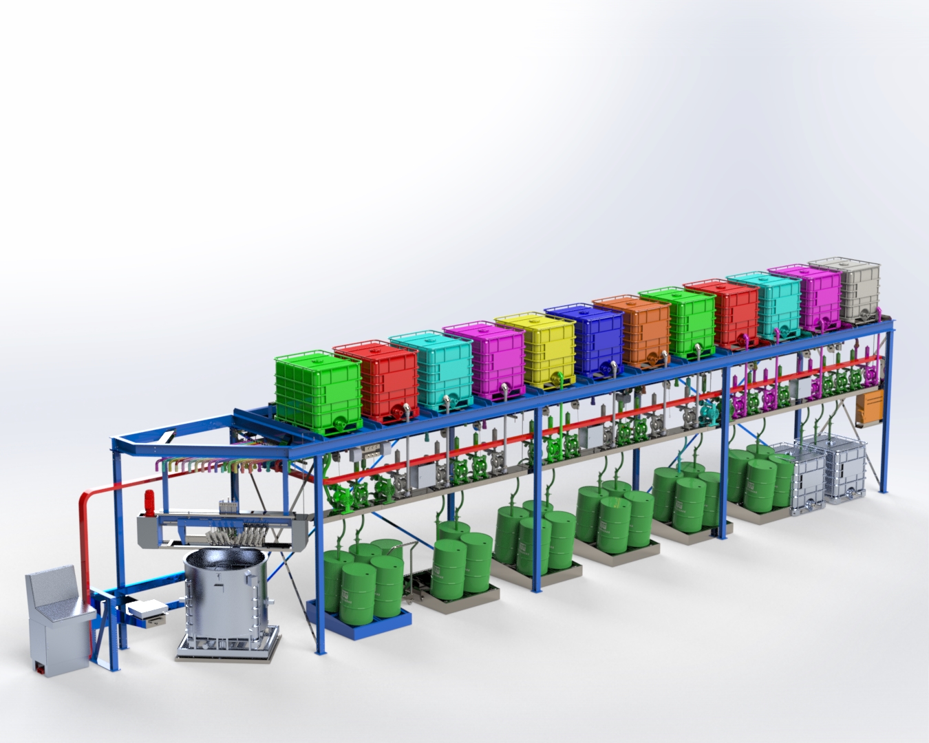 FlexoKing FT - Gravimetric Flexible Tank dispensing machine - Gemini Techniek 2