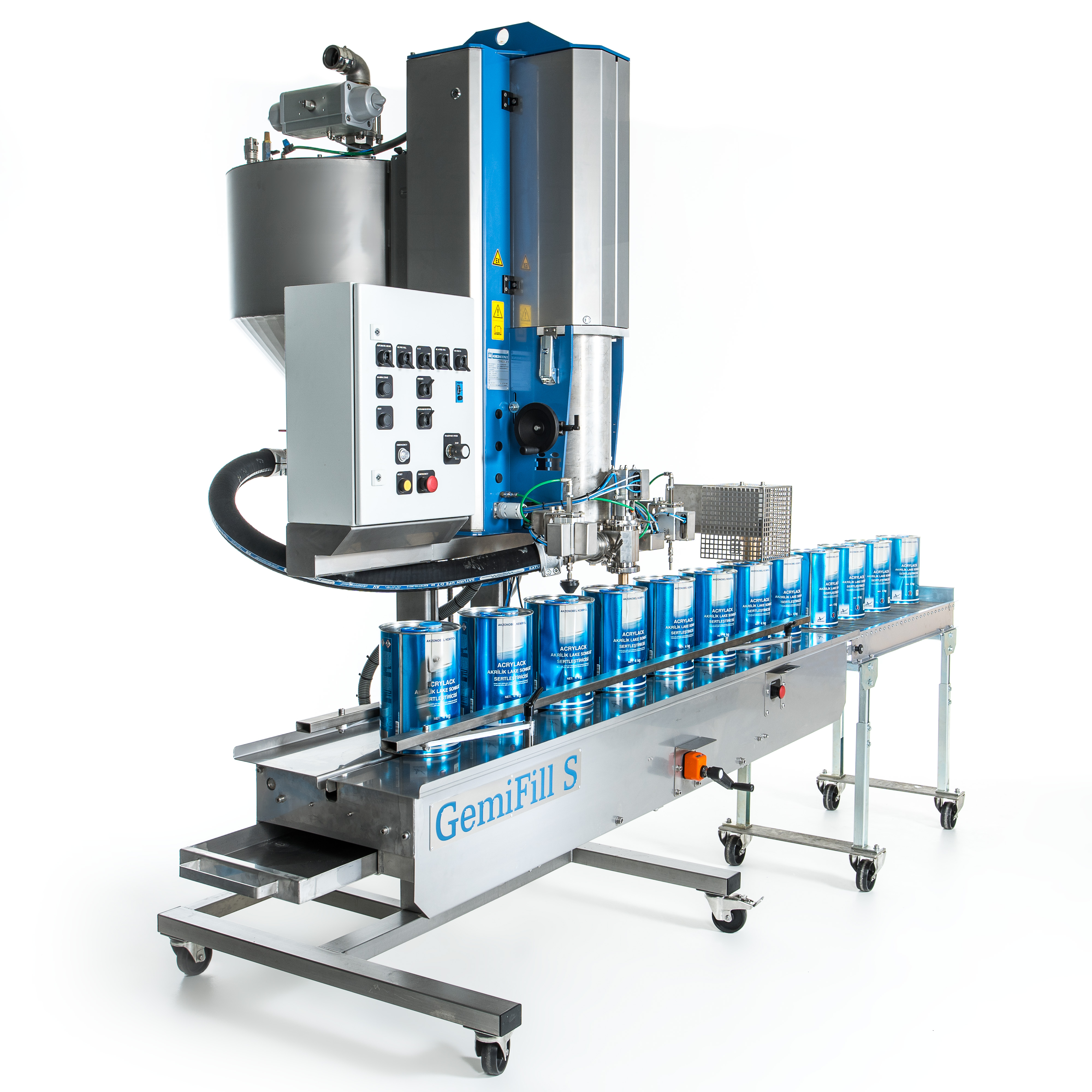 GemiFill S - Semi-automatic volumetric filling machine - Gemini Techniek 2